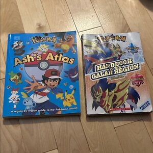 Pokemon Ash's Atlas and Galgar Handbook Set